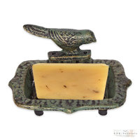 Cast Iron Bird Soap Dish - Soap Tray,  Soap Bar Holder