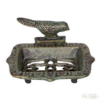 Cast Iron Bird Soap Dish - Soap Tray,  Soap Bar Holder