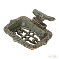 Cast Iron Bird Soap Dish - Soap Tray,  Soap Bar Holder