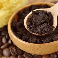 Coffee Scrub Hint of Mint - Natural Exfoliating Scrub, Organic Body Polish, Coffee Infused