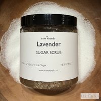 Sugar Scrub Lavender - Sugar Scrubs, Body Scrub, Exfoliating Scrub, Organic Body Scrub
