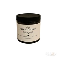 Toasted Coconut Coffee Scrub - Natural Exfoliating Scrub, Organic Body Polish, Coffee Infused