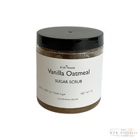 Sugar Scrub Vanilla Oatmeal - Sugar Scrubs, Body Scrub, Exfoliating Scrub, Organic Body Scrub