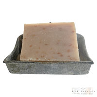 Unscented Oatmeal Goat Milk Soap Bar - Handmade Natural Organic Soap, Cleansing Bar