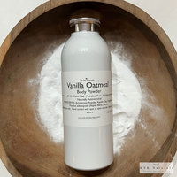 Body Powder Vanilla Oatmeal 4 oz - Dusting Powder, Talc Free Powder, Gift for Her