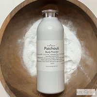 Body Powder Patchouli 4 oz - Dusting Powder, Talc Free Powder, Gift for Her