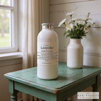 Body Powder Lavender 4 oz - Dusting Powder, Talc Free Powder, Gift for Her