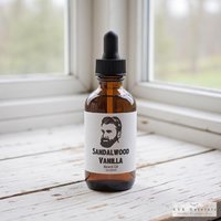 Beard Oil for Men - 2 oz. Bottle, Sandalwood Vanilla Blend, Grooming Essential, Gift for Him