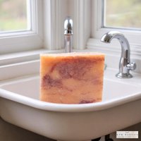 Grapefruit Geranium Soap Bar - Natural Handmade Organic Soap, Cold Process Bar, Homemade Soap