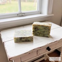 Chocolate Mint Soap Bar - Natural Handmade Organic Soap, Cold Process Bar, Homemade Soap
