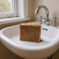 Orange Vanilla Soap Bar - Natural Handmade Organic Soap, Cold Process Bar, Homemade Soap