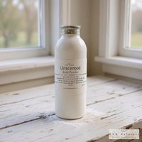 Body Powder Unscented 4 oz - Dusting Powder, Talc Free Powder, Gift for Her