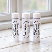 Unscented Lip Balm Set of 3 - Lip Moisturizer, Natural Lip Care, Gift for Men and Women