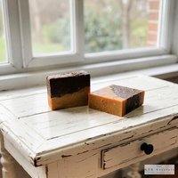 Orange Chocolate Soap Bar - Natural Handmade Organic Soap, Cold Process Bar, Homemade Soap