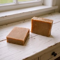 Orange Vanilla Soap Bar - Natural Handmade Organic Soap, Cold Process Bar, Homemade Soap