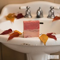 Autumn Apple Pear Soap Bar: Natural Handmade Autumn Soap