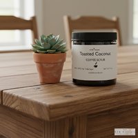 Toasted Coconut Coffee Scrub: Natural Exfoliating Body Polish