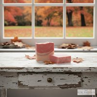 Autumn Apple Pear Soap Bar: Natural Handmade Autumn Soap