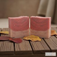 Autumn Apple Pear Soap Bar: Natural Handmade Autumn Soap