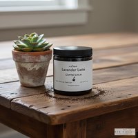 Lavender Latte Coffee Scrub: Natural Exfoliating Body Polish