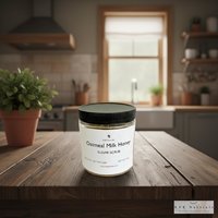 Oatmeal Milk Honey Sugar Scrub - Exfoliating Organic Body Scrub