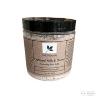 Oatmeal Milk Honey Foaming Bath Salt: Relaxation Soak (8 oz)
