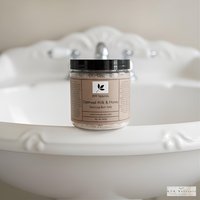 Oatmeal Milk Honey Foaming Bath Salt: Relaxation Soak (8 oz)