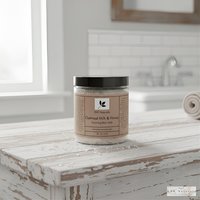 Oatmeal Milk Honey Foaming Bath Salt: Relaxation Soak (8 oz)