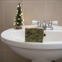 Chocolate Mint Soap Bar: Natural Handmade Cold Process Soap