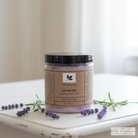 Lavender Foaming Bath Salt: Relaxation Soak (8 oz)