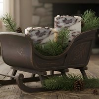 Chocolate Cinnamon Soap Bar: Natural Handmade Cold Process Soap