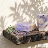 Lavender Flowers Soap Bar: Natural Handmade Cold Process Soap