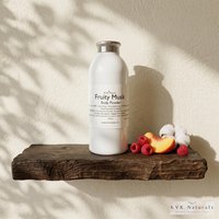 Fruity Musk Body Powder: Talc Free Dusting Powder, 4 oz