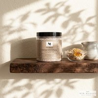 Oatmeal Milk Honey Foaming Bath Salt: Relaxation Soak (8 oz)