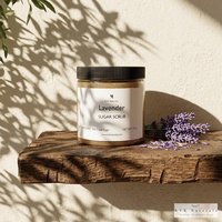 Lavender Sugar Scrub - Exfoliating Organic Body Scrub