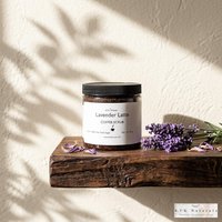 Lavender Latte Coffee Scrub: Natural Exfoliating Body Polish