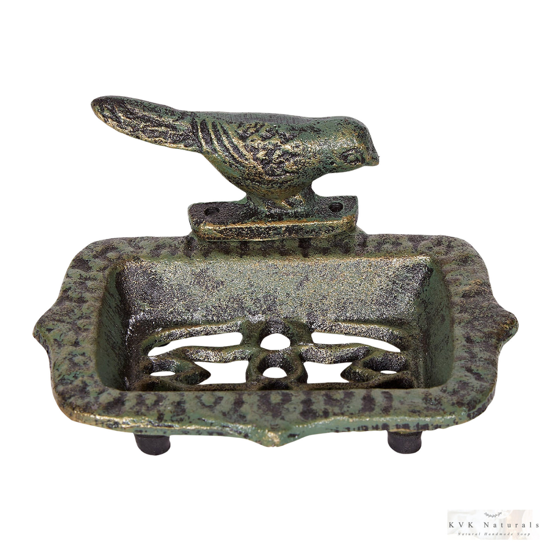 Cast Iron Bird Soap Dish - Soap Tray,  Soap Bar Holder