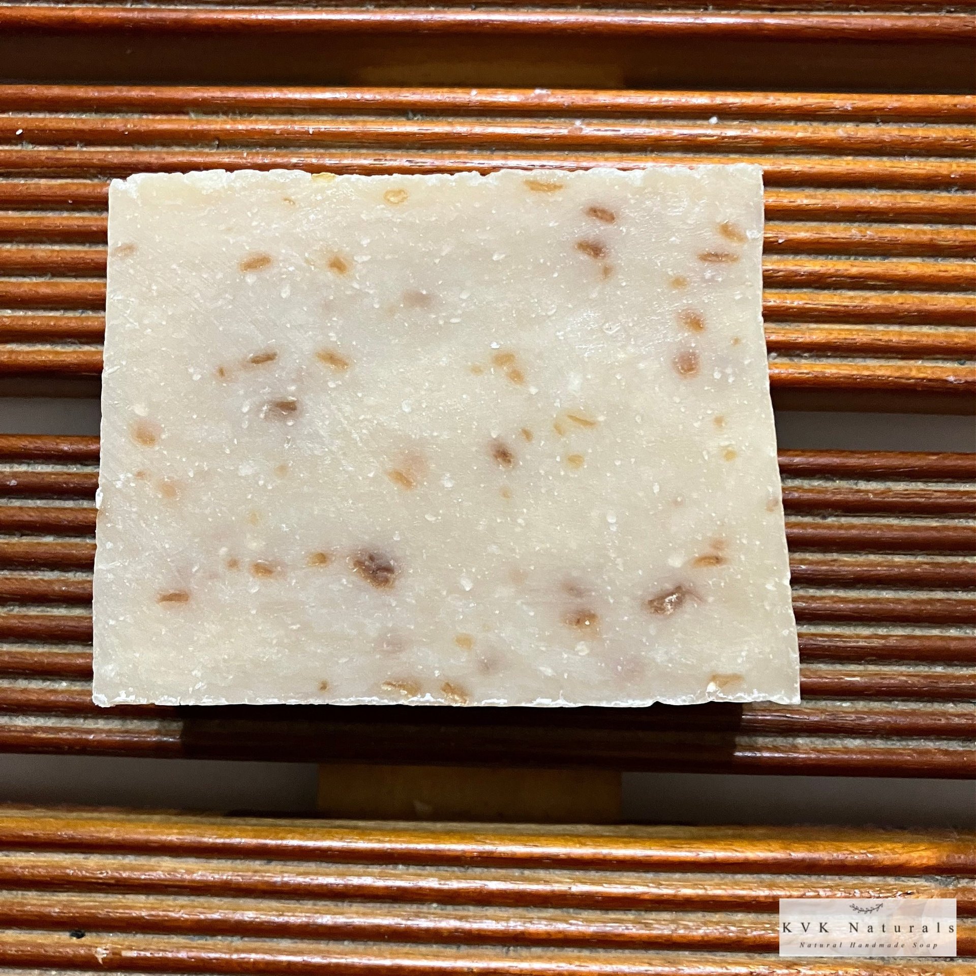 Unscented Oatmeal Goat Milk Soap Bar - Handmade Natural Organic Soap, Cleansing Bar