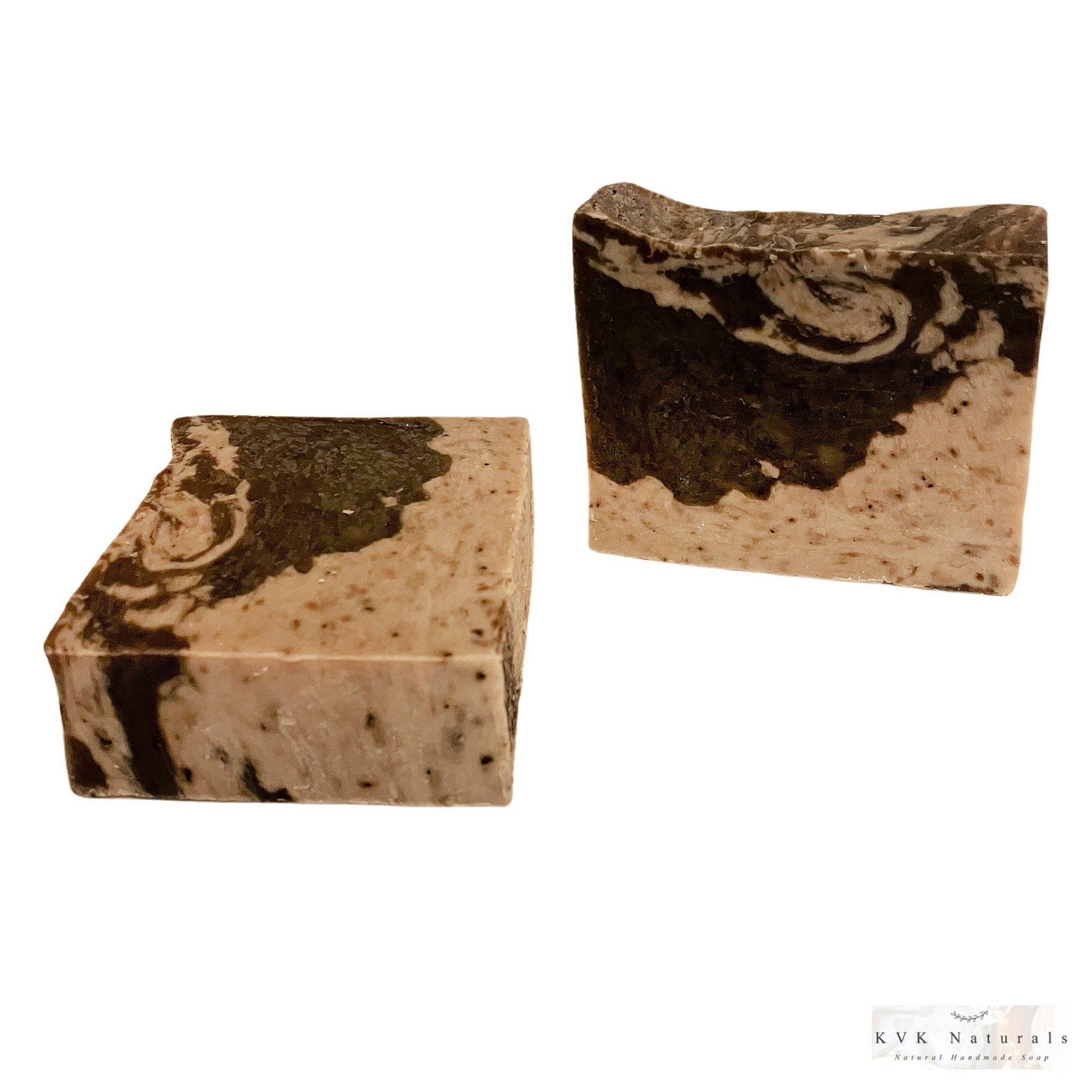 Coffee and Cream Soap Bar - Handmade Natural Organic Soap, Cleansing Bar, Nourishing Goat Milk