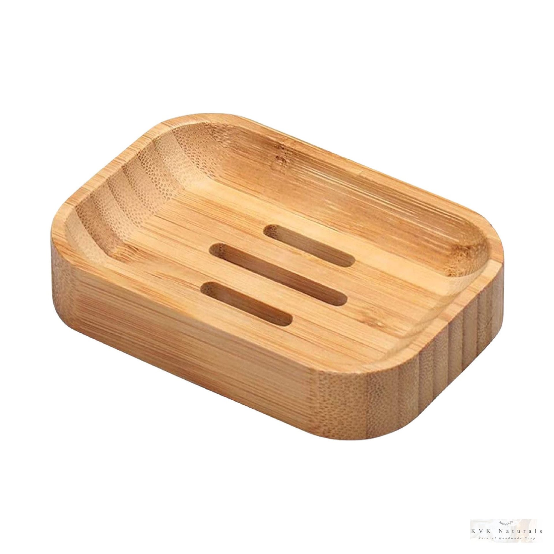 Bamboo Wood Soap Dish - Soap Saver, Eco-Friendly, Soap Dishes, Wooden Soap Dish