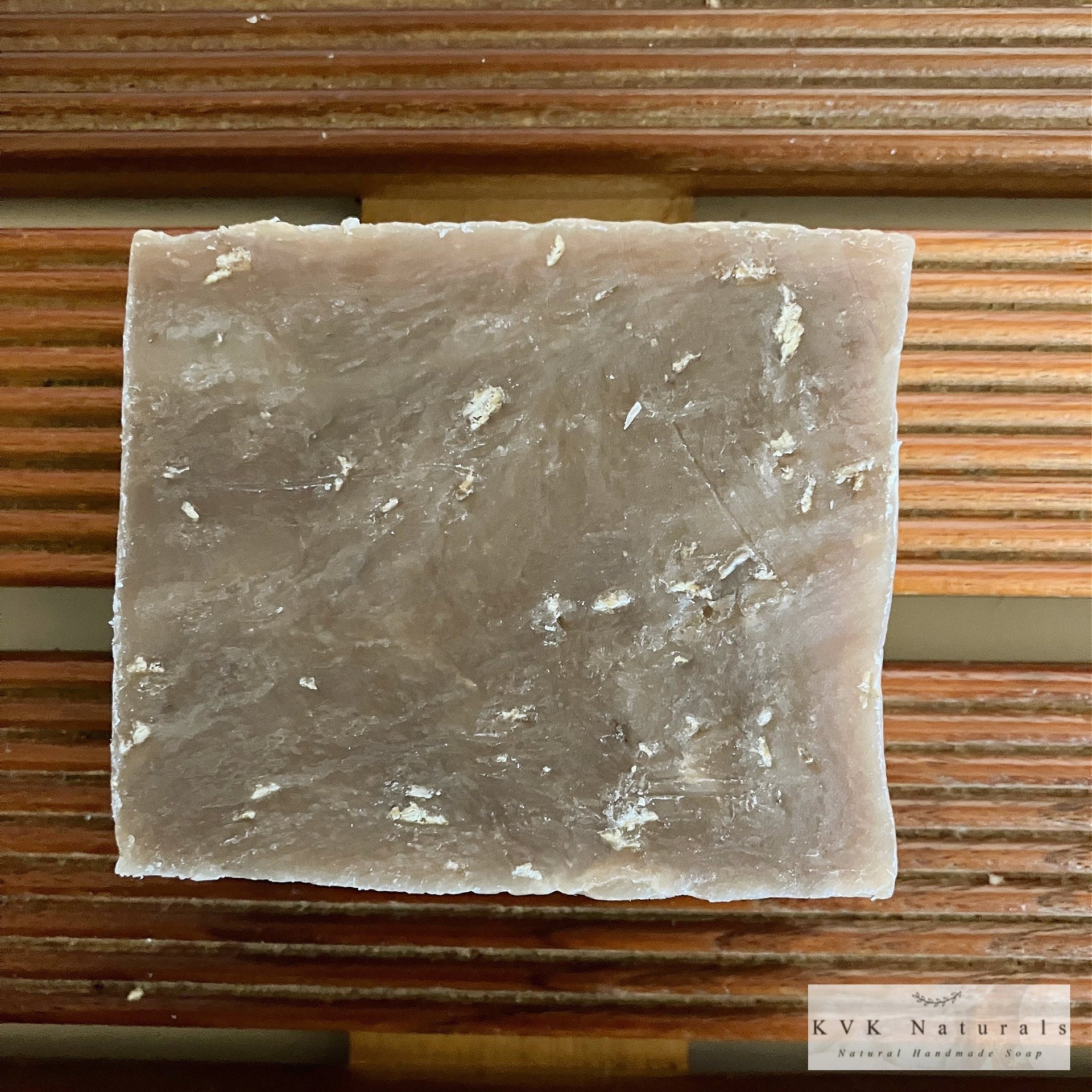 Oatmeal Milk Honey Soap Bar - Handmade Natural Organic Soap, Cleansing Bar, Nourishing Goat Milk