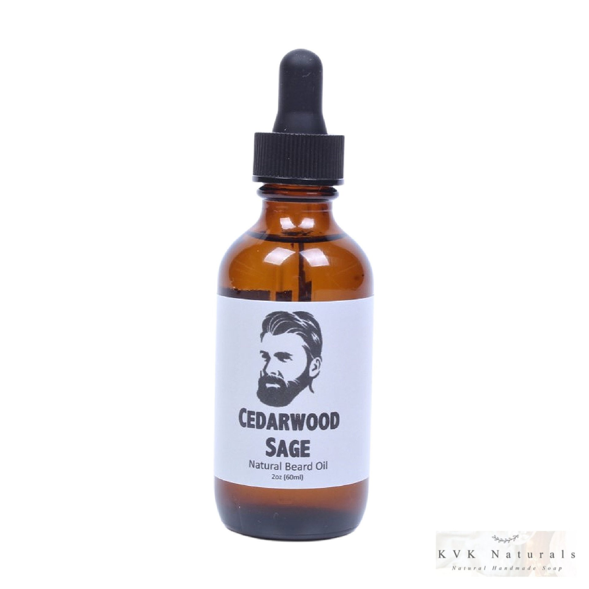 Beard Oil for Men - 2 oz. Bottle, Cedarwood Sage Blend, Grooming Essential, Gift for Him