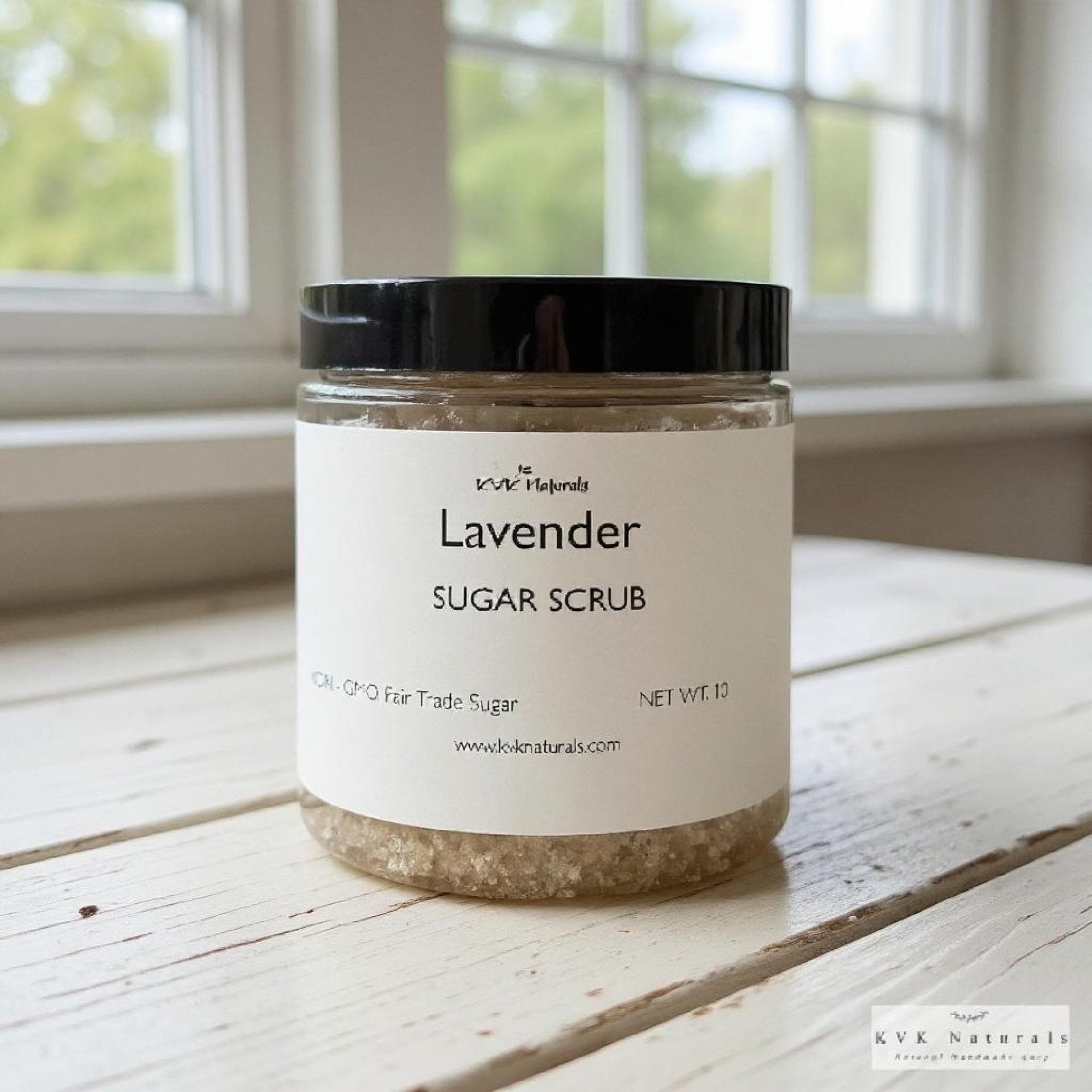 Lavender Sugar Scrub - Exfoliating Organic Body Scrub
