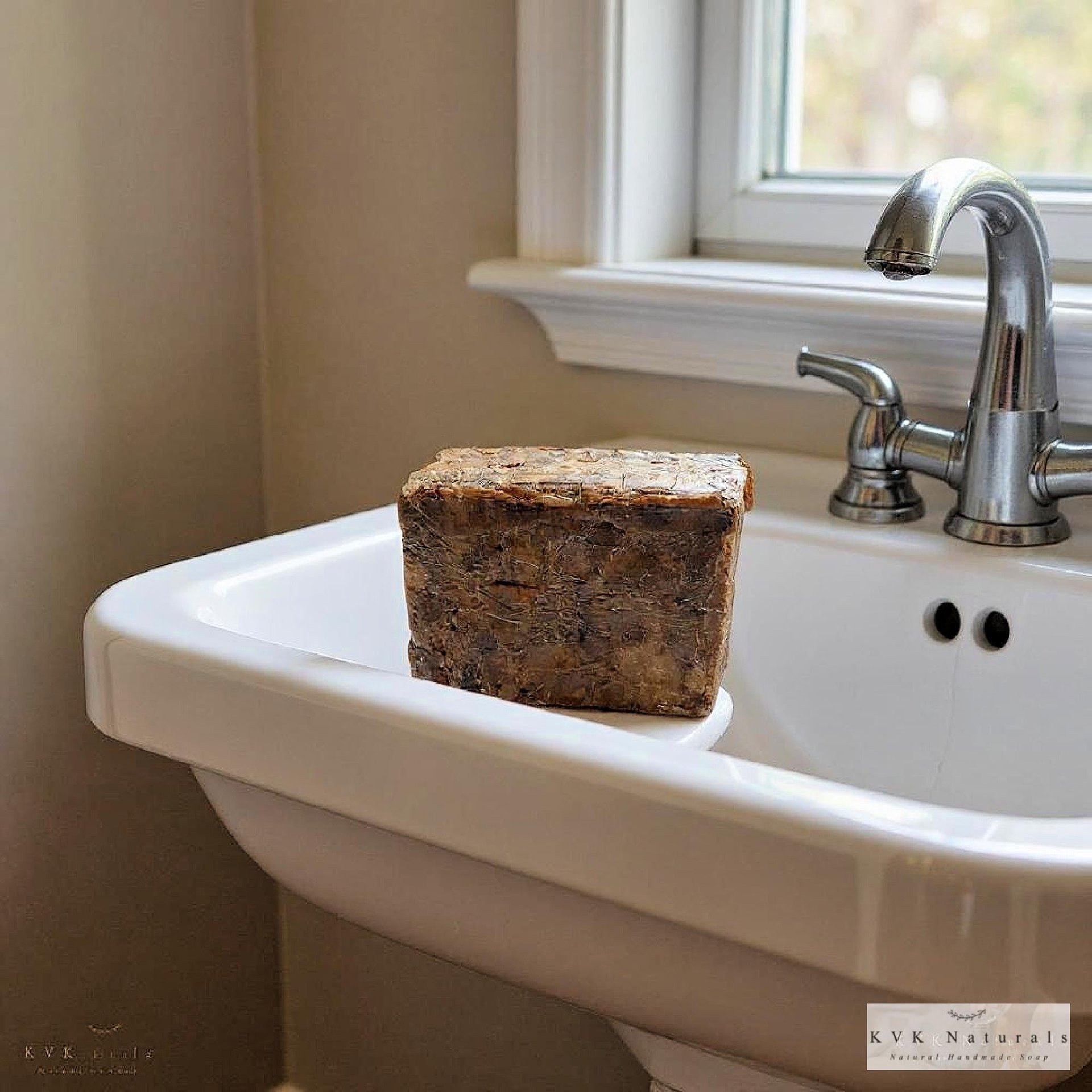 Raw African Black Soap - Natural Handmade Soap, Cleansing Bar