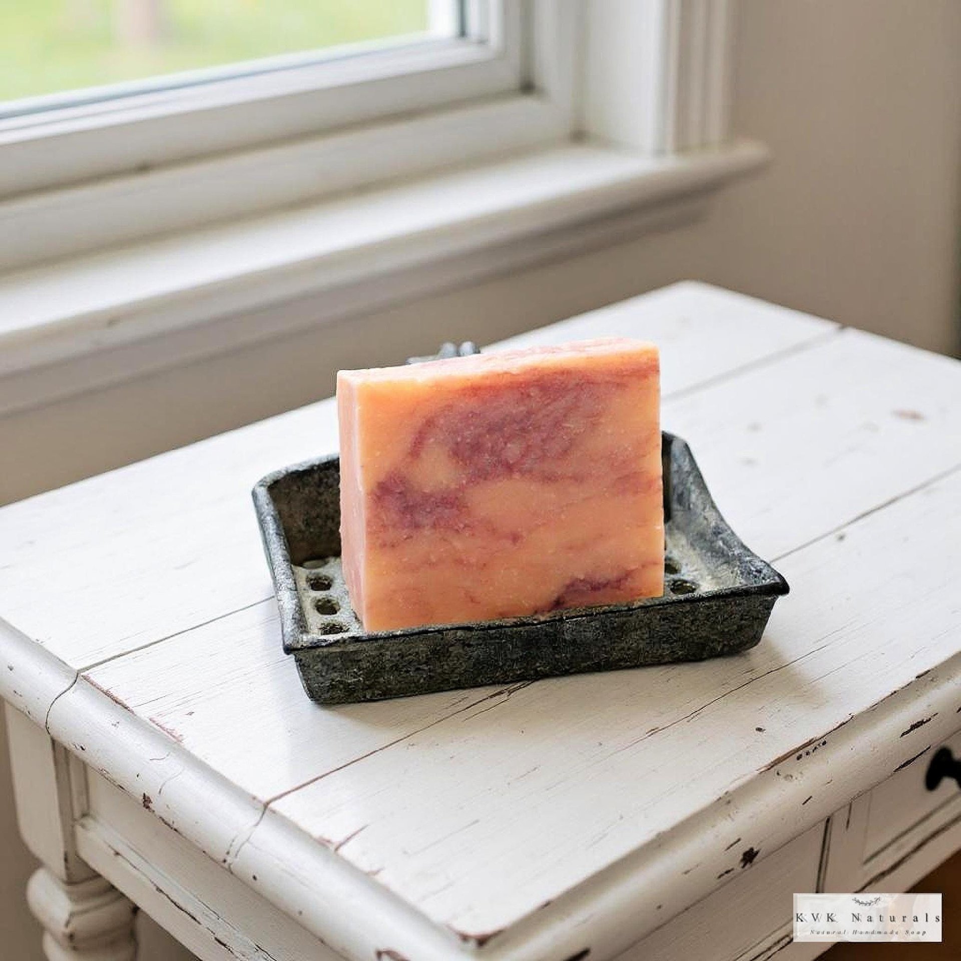 Grapefruit Geranium Soap Bar - Natural Handmade Organic Soap, Cold Process Bar, Homemade Soap