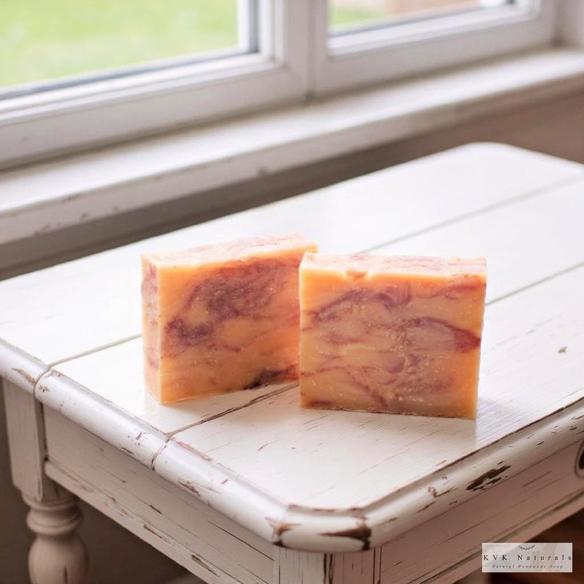 Grapefruit Geranium Soap Bar - Natural Handmade Organic Soap, Cold Process Bar, Homemade Soap
