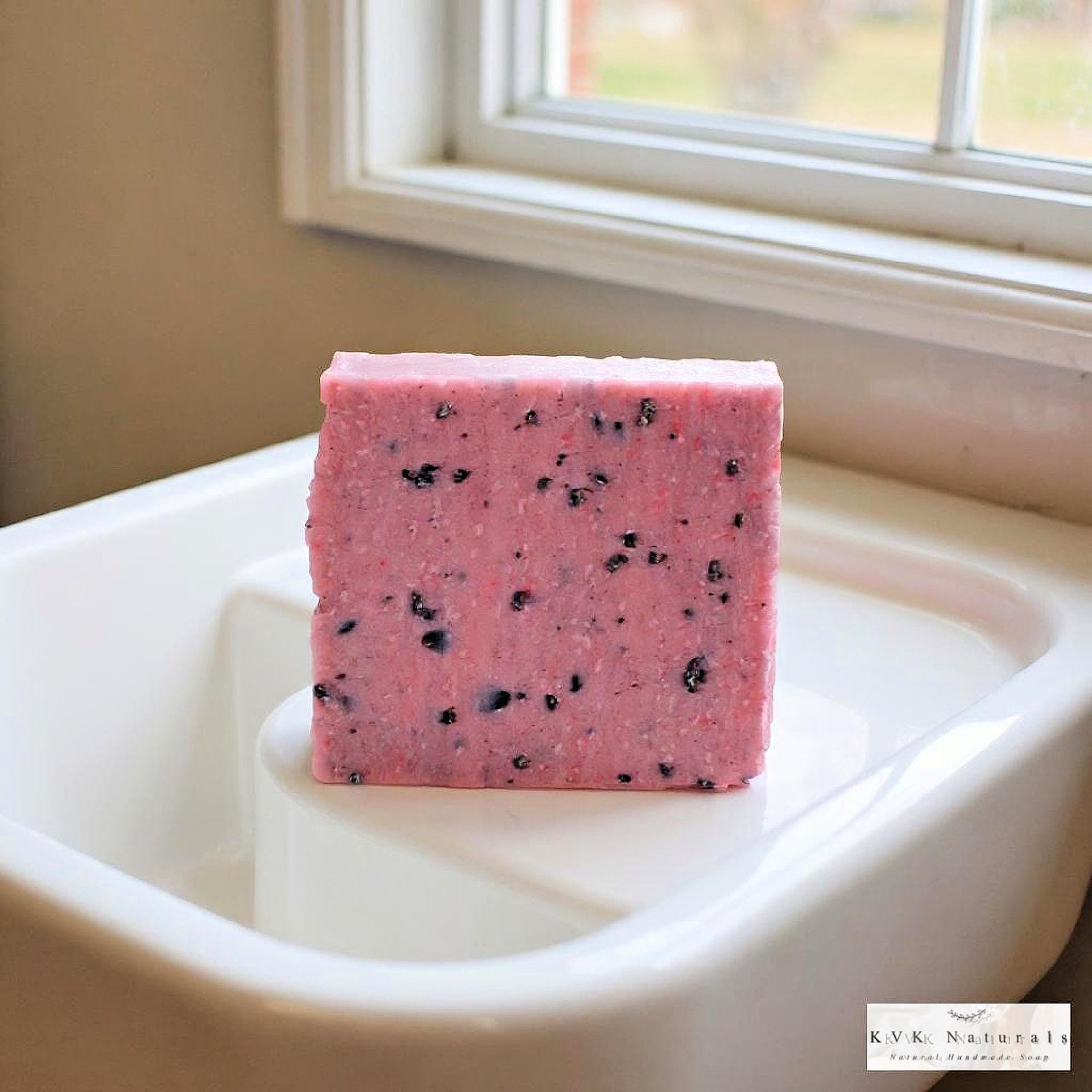 Lemonade Watermelon Soap Bar - Natural Handmade Organic Soap, Cold Process Bar, Homemade Soap