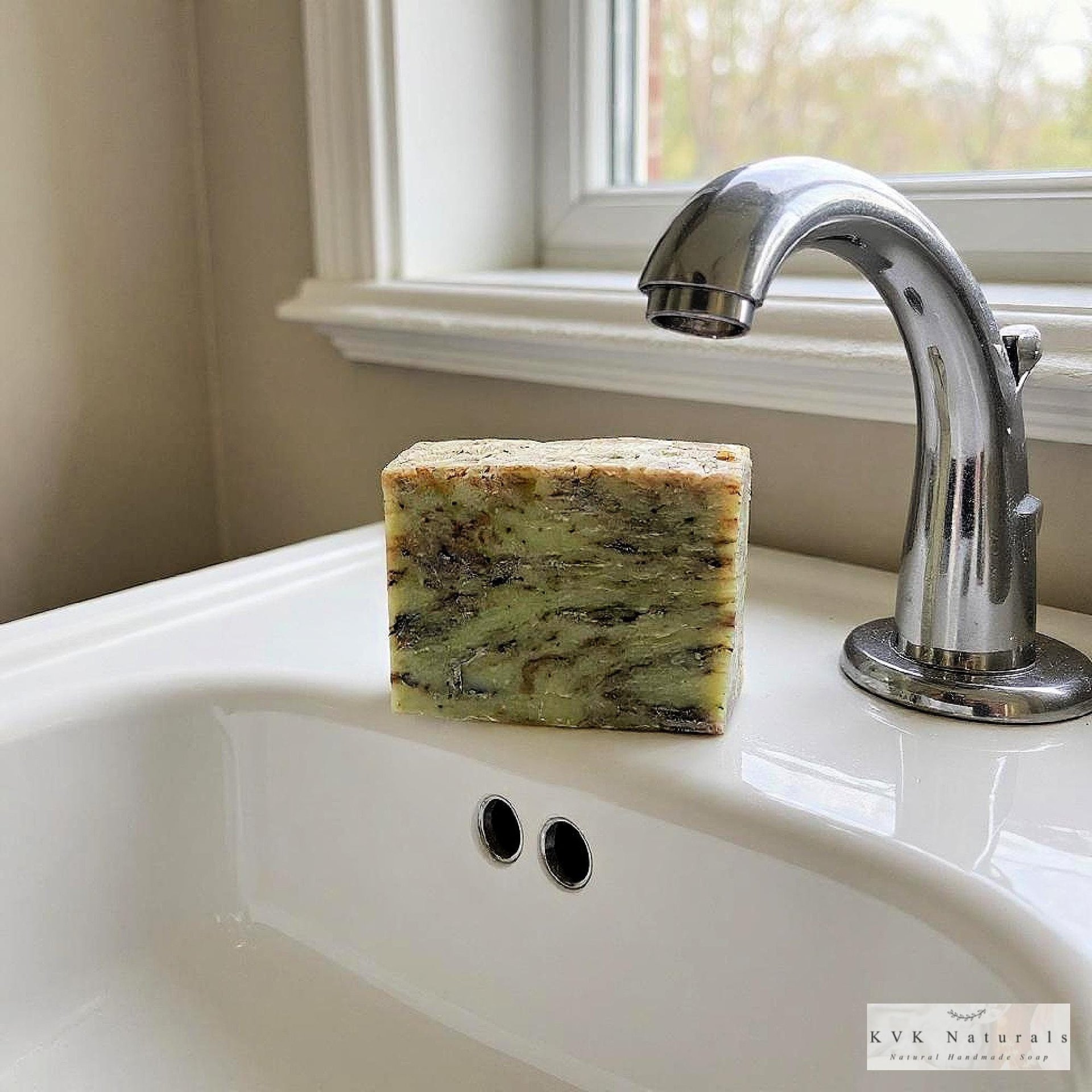 Chocolate Mint Soap Bar - Natural Handmade Organic Soap, Cold Process Bar, Homemade Soap