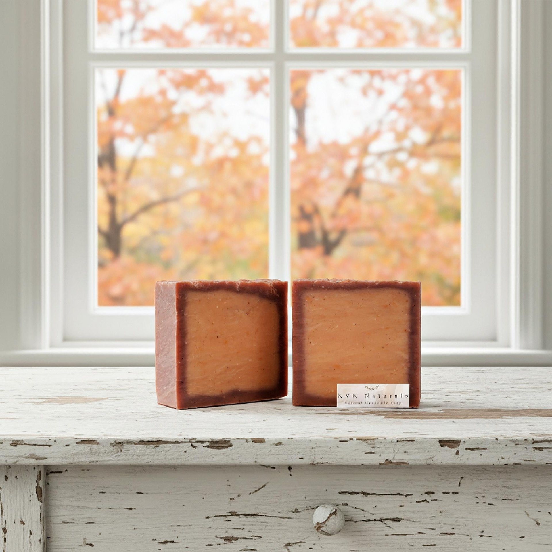 Pumpkin Beer Soap Bar: Natural Handmade Autumn Spice Soap