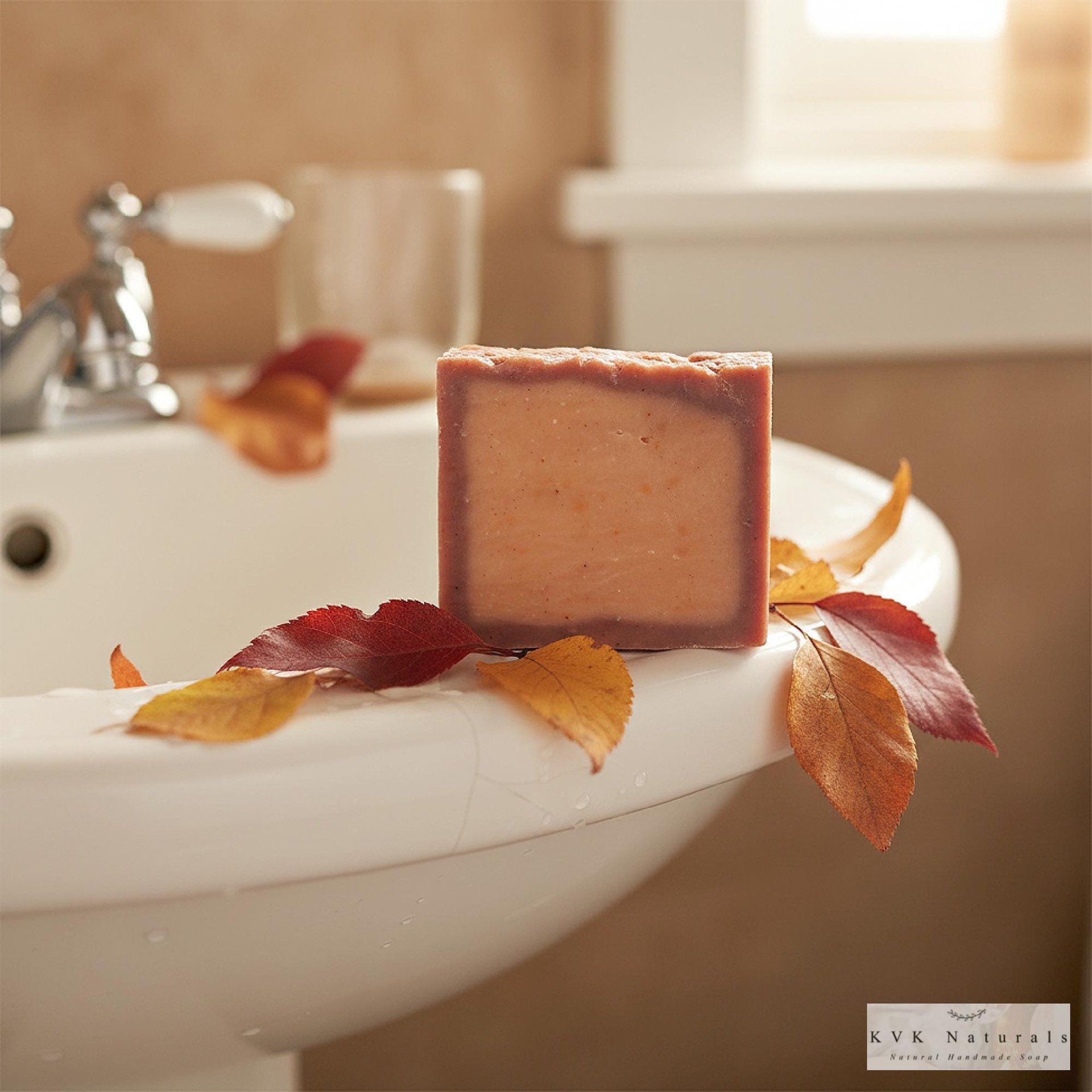Pumpkin Beer Soap Bar: Natural Handmade Autumn Spice Soap